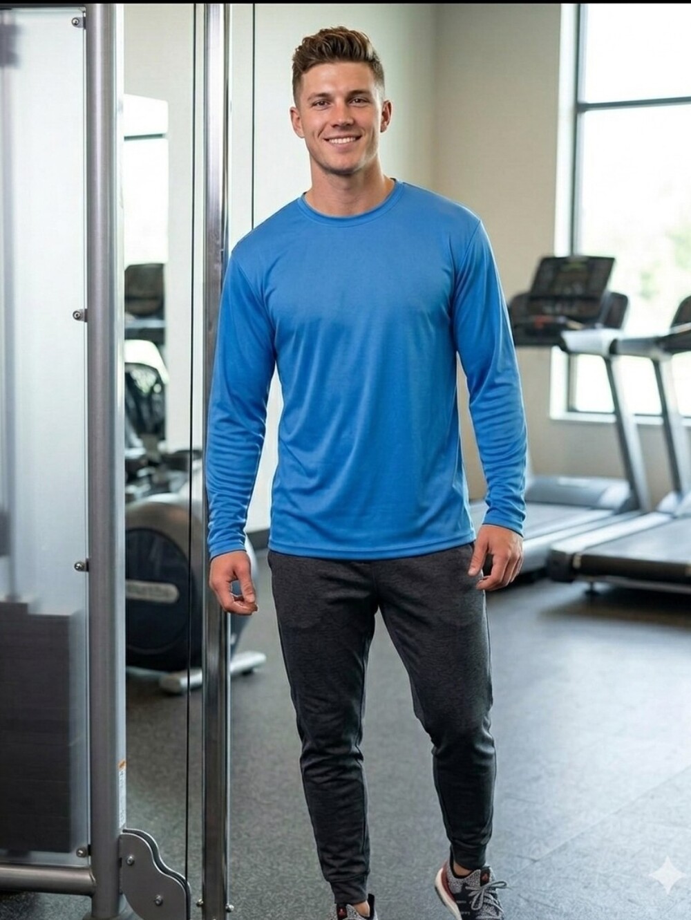 A4 Performance Shirt Long Sleeve Mens XXL Royal Blue 🔵